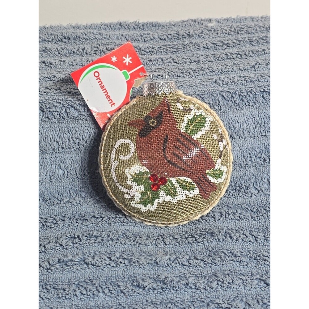 New-Christmas House Cardinal Christmas Tree Ornament 4"